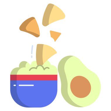 yiyecek ve içecek vektör çizimi