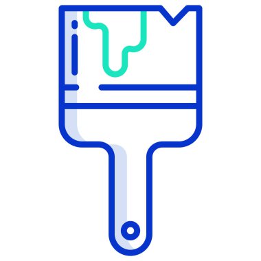 Boya silindiri. Basit resimleme