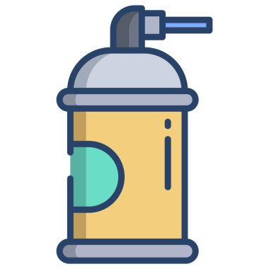 Sprey şişe ikonu. Web için basit vektör simgesi