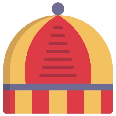  hat web simgesi, vektör illüstrasyonu