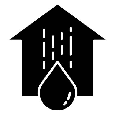 Su damlası. Basit resimleme