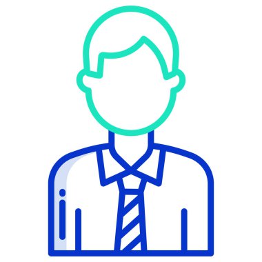 avatar. Web simgesi basit illüstrasyon