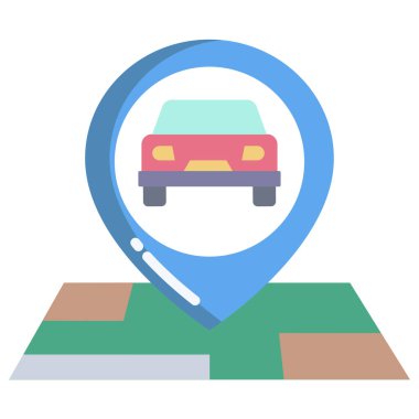 - Araba. Web simgesi basit illüstrasyon