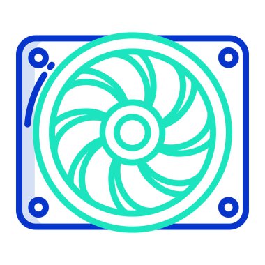 Hayran ikonu. vektör illüstrasyonu