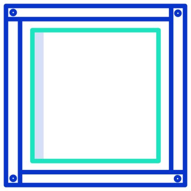 çerçeve simge vektör çizim 