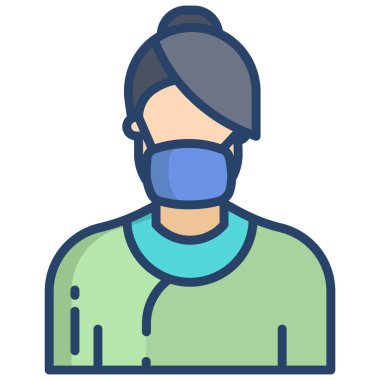 Adamım. Web simgesi basit illüstrasyon