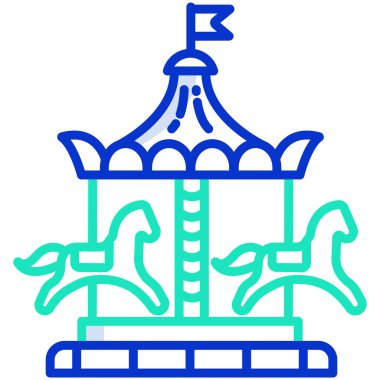 At Sürücüsü simgesinin vektör çizimi