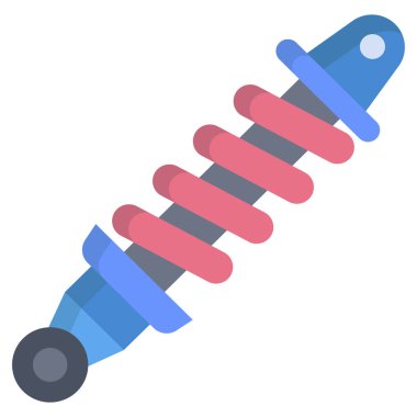 Roket. Web simgesi basit illüstrasyon