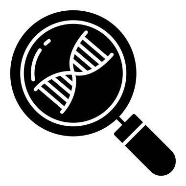 DNA simgesi, vektör illüstrasyonu