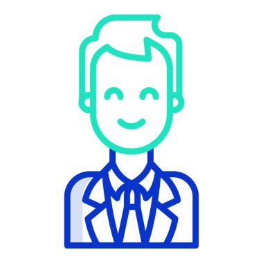 avatar simgesi web vektör çizimi