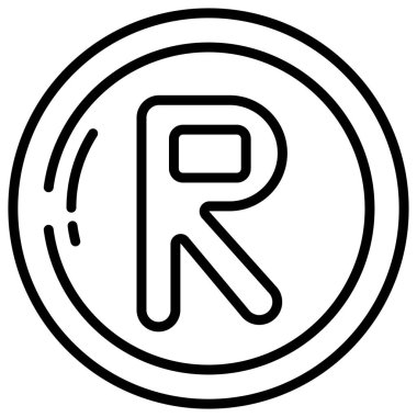 Para simgesi, vektör illüstrasyonu