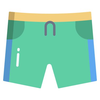 Pantolon web simgesi basit vektör illüstrasyonu