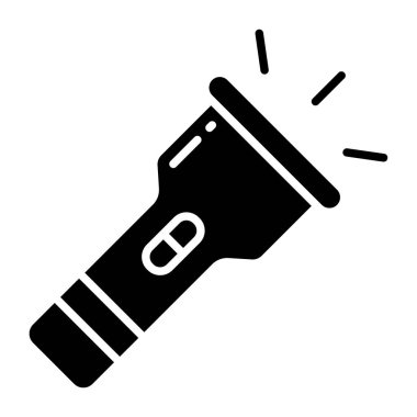 Basit vektör simgesi, ışığın gösterimi