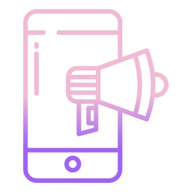  Cep telefonu web simgesi, vektör çizim