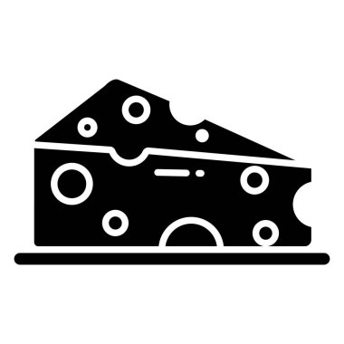 Peynir. Web simgesi basit illüstrasyon
