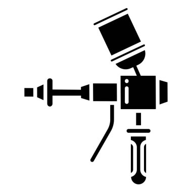 matkap simgesi. Web için mikroskop vektör simgelerinin basit çizimi