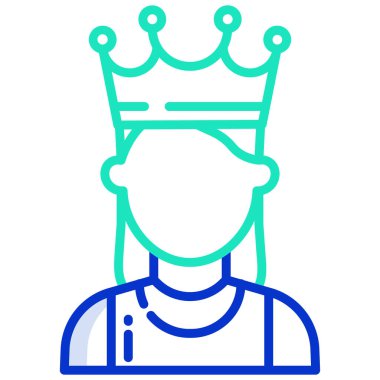 Bir kadının vektör illüstrasyonu