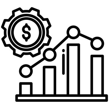 Büyüme grafiği Basit resimleme