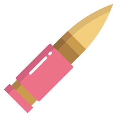 Beyaz arkaplanda kurşun simgesi izole edildi