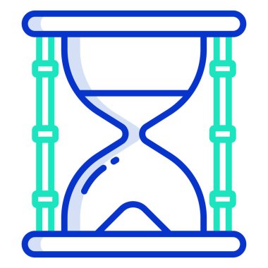 kum saati ikonu vektör illüstrasyonu