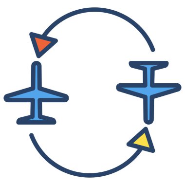 Dönüşler. Web simgesi basit tasarım