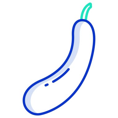 Patlıcan. Web simgesi basit illüstrasyon 