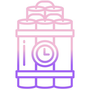 Dinamit simge vektör çizim 