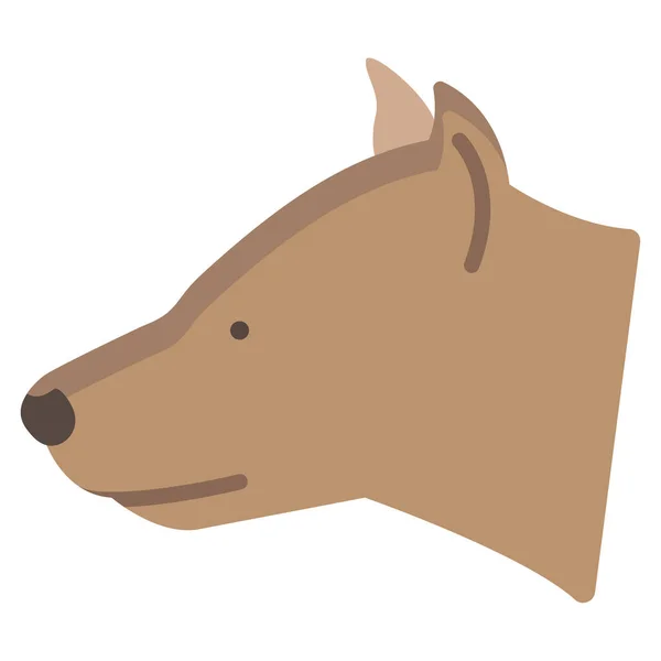Ícone Cavalo Ilustração Simples Ícones Vetor Cão Para Web — Vetor de Stock