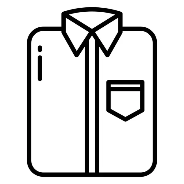 Shirt Web Icon Simple Vector Illustration — Stock Vector
