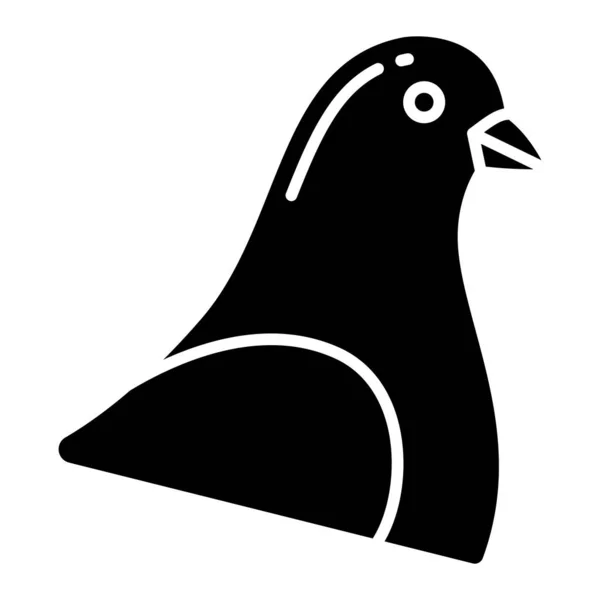 Ícone Pássaro Esboço Ilustração Ícones Vetor Pinguim Para Web —  Vetores de Stock