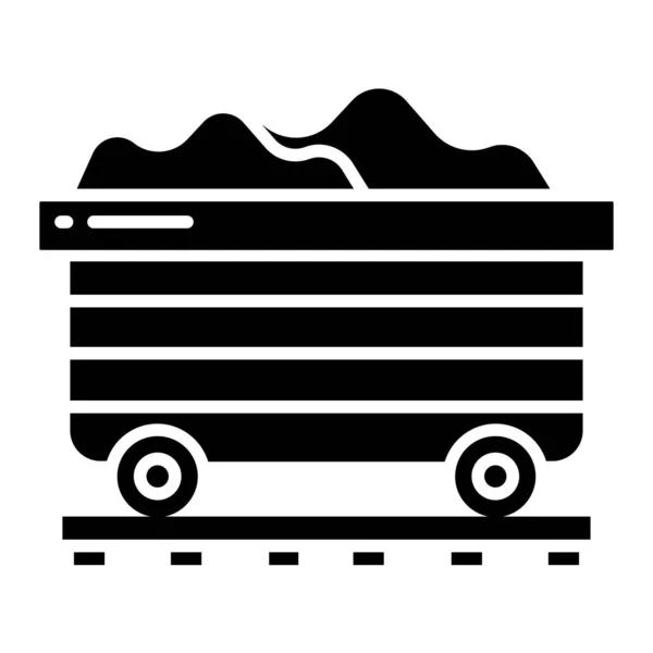 Wagon Web Icon Simple Vector Illustration — Stock Vector