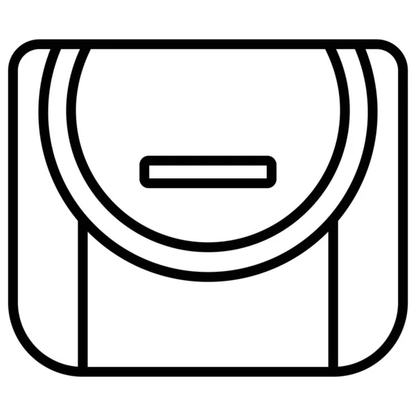 ハンドバッグ アイコン シンプルなベクター イラスト — ストックベクタ