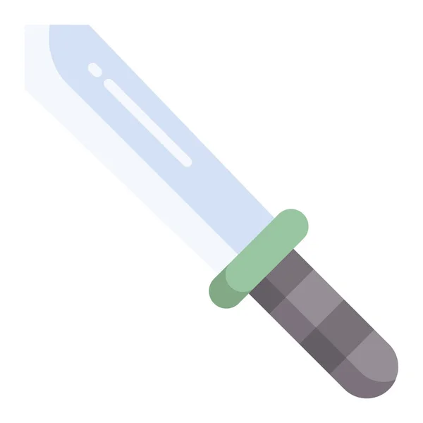 Schwert Einfaches Symbol Vektorillustration — Stockvektor