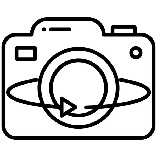 Camera Web Icon Simple Illustration — Stock Vector