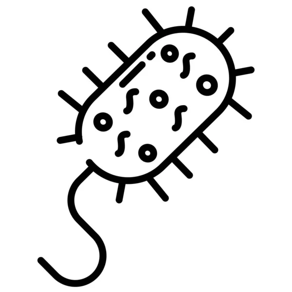 Векторна Ілюстрація Бактеріальної Клітини — стоковий вектор