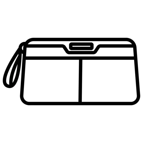 Handtaschensymbol Einfache Vektor Illustration — Stockvektor