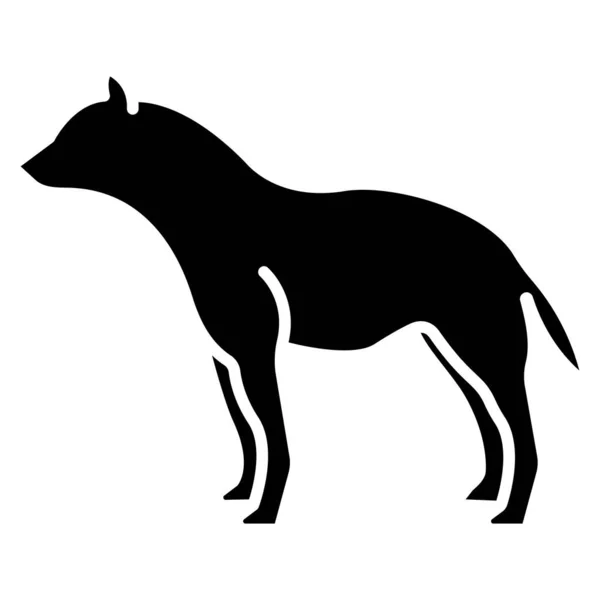 Vector Illustration Wolf — Stock Vector