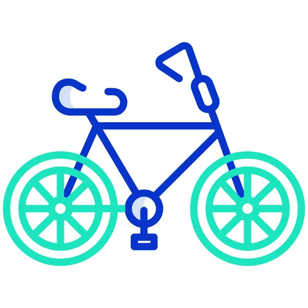 Icono Bicicleta Vector Ilustración — Vector de stock