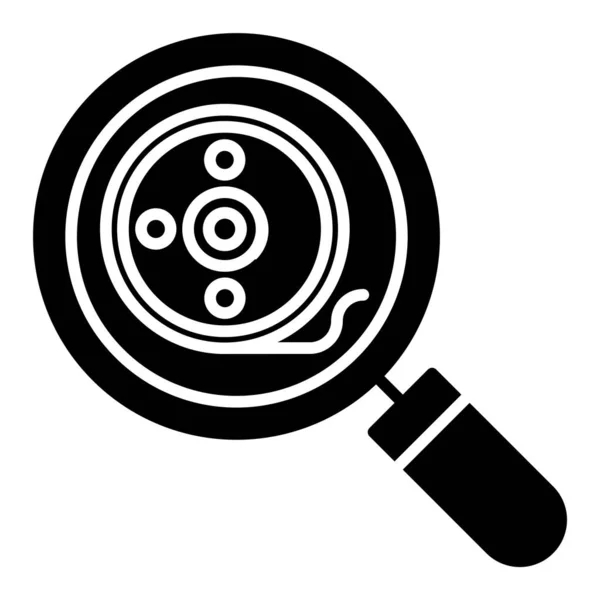 Einfaches Vektor Symbol Illustration Von Search Movie — Stockvektor