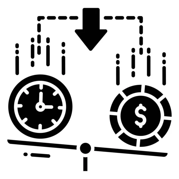 Időgazdálkodás Egyszerű Tervezés — Stock Vector