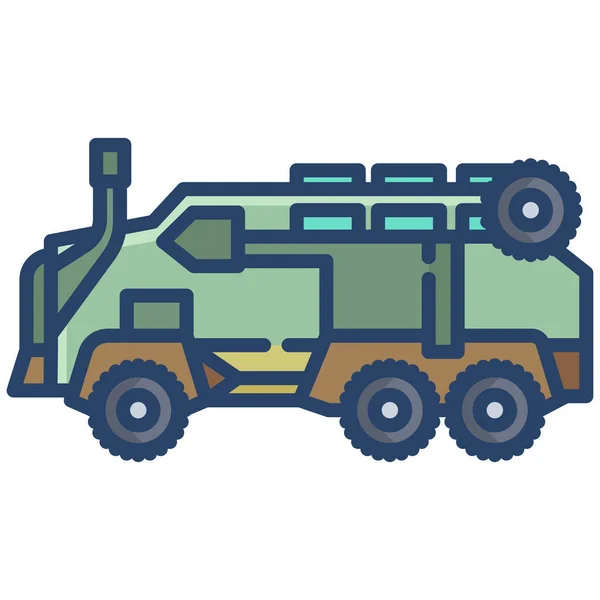 Ciężarówka Web Ikona Prosta Ilustracja — Wektor stockowy