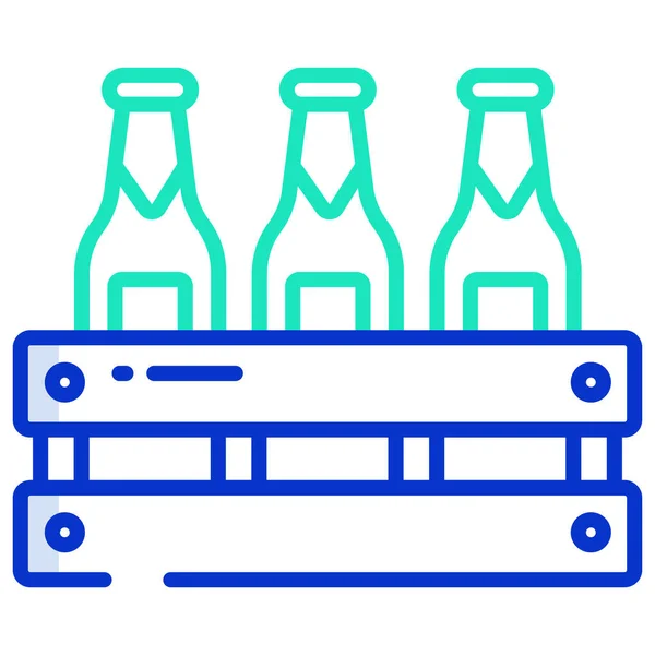 Ícone Web Cerveja Ilustração Vetorial —  Vetores de Stock