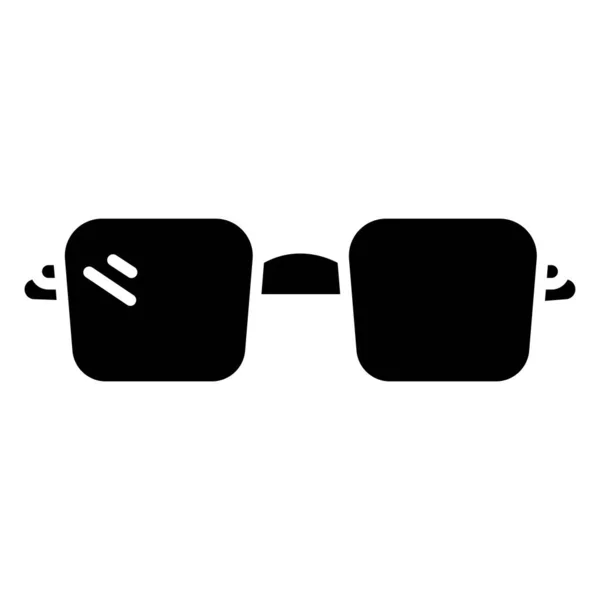 Icono Vector Simple Ilustración Gafas Sol — Vector de stock