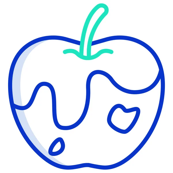 Magische Apfel Symbol Vektor Illustration — Stockvektor