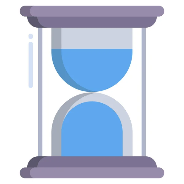 Reloj Arena Icono Web Diseño Simple — Vector de stock