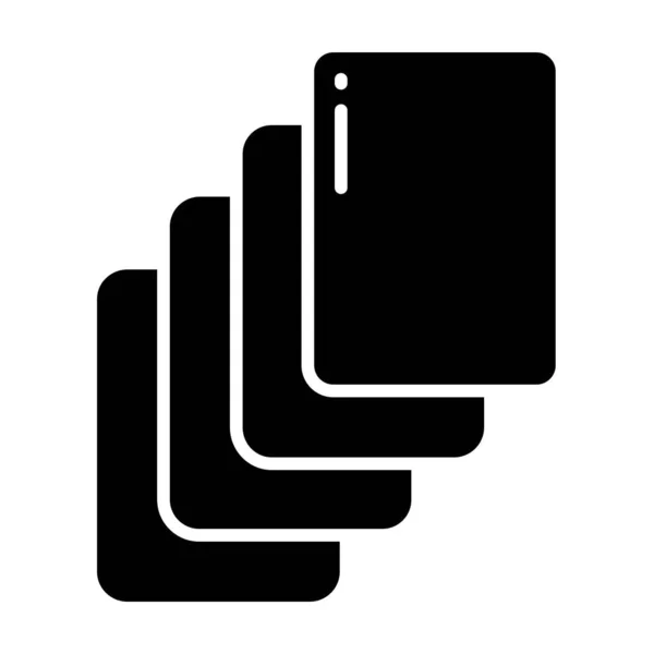 Рука Держит Значок Смартфона Простая Иллюстрация Смартфонов Векторными Иконками Интернета — стоковый вектор