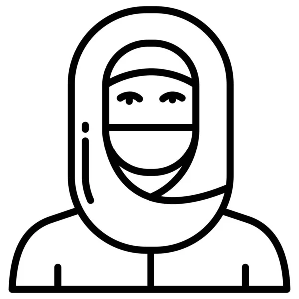 Tuareg Web Ikon Egyszerű Vektor Illusztráció — Stock Vector