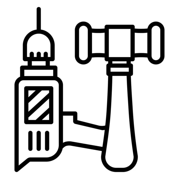 Ferramentas Ícone Simples Ilustração Vetorial —  Vetores de Stock