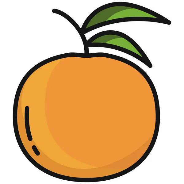 Oranye Ikon Web Ilustrasi Sederhana - Stok Vektor
