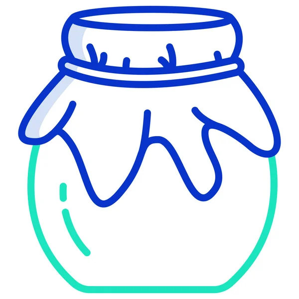 Glas Web Symbol Einfache Illustration — Stockvektor
